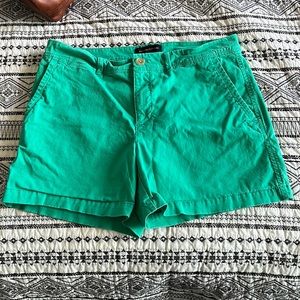 Green banana republic shorts size 6